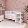 image:imageDream On Me Synergy 3in1 Convertible Crib with Changing Table WhiteWhite