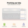 image:imageDream On Me Synergy 3in1 Convertible Crib with Changing Table WhiteWhite