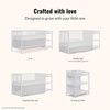 image:imageDream On Me Synergy 3in1 Convertible Crib with Changing Table WhiteWhite