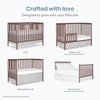 image:imageDream On Me Synergy Wave 5in1 Convertible Crib GREENGUARD Gold SeagrassBaltic Amber