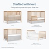 image:imageDream On Me Synergy Wave 5in1 Convertible Crib GREENGUARD Gold SeagrassBarnwood Natural