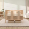 image:imageDream On Me Synergy Wave 5in1 Convertible Crib GREENGUARD Gold SeagrassBarnwood Natural
