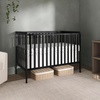 image:imageDream On Me Synergy Wave 5in1 Convertible Crib GREENGUARD Gold SeagrassBlack