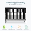 image:imageDream On Me Synergy Wave 5in1 Convertible Crib GREENGUARD Gold SeagrassBlack