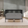 image:imageDream On Me Synergy Wave 5in1 Convertible Crib GREENGUARD Gold SeagrassBlack
