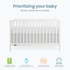 image:imageDream On Me Synergy Wave 5in1 Convertible Crib GREENGUARD Gold SeagrassCannoli Cream