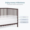 image:imageDream On Me Synergy Wave 5in1 Convertible Crib GREENGUARD Gold SeagrassChocolate Chip