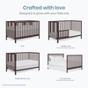 image:imageDream On Me Synergy Wave 5in1 Convertible Crib GREENGUARD Gold SeagrassChocolate Chip