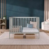 image:imageDream On Me Synergy Wave 5in1 Convertible Crib GREENGUARD Gold SeagrassCool Grey
