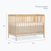 image:imageDream On Me Synergy Wave 5in1 Convertible Crib GREENGUARD Gold SeagrassNatural