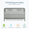 image:imageDream On Me Synergy Wave 5in1 Convertible Crib GREENGUARD Gold SeagrassSeagrass