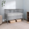 image:imageDream On Me Synergy Wave 5in1 Convertible Crib GREENGUARD Gold SeagrassSteel Grey