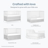 image:imageDream On Me Synergy Wave 5in1 Convertible Crib GREENGUARD Gold SeagrassWhite