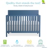 image:imageFisherPrice Meadowbrook 4in1 Convertible Full Size Baby Crib Wooden Nursery Furniture Converts to Toddler Bed with Guardrail Daybed amp FullSize Bed Greenguard Gold amp BSA Certified PinkBlue