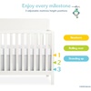 image:imageFisherPrice Meadowbrook 4in1 Convertible Full Size Baby Crib Wooden Nursery Furniture Converts to Toddler Bed with Guardrail Daybed amp FullSize Bed Greenguard Gold amp BSA Certified PinkCannoli Cream