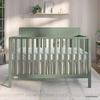 image:imageFisherPrice Meadowbrook 4in1 Convertible Full Size Baby Crib Wooden Nursery Furniture Converts to Toddler Bed with Guardrail Daybed amp FullSize Bed Greenguard Gold amp BSA Certified PinkMeadow Green