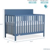 image:imageFisherPrice Meadowbrook 4in1 Convertible Full Size Baby Crib Wooden Nursery Furniture Converts to Toddler Bed with Guardrail Daybed amp FullSize Bed Greenguard Gold amp BSA Certified PinkBlue
