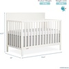 image:imageFisherPrice Meadowbrook 4in1 Convertible Full Size Baby Crib Wooden Nursery Furniture Converts to Toddler Bed with Guardrail Daybed amp FullSize Bed Greenguard Gold amp BSA Certified PinkCannoli Cream
