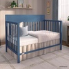 image:imageFisherPrice Meadowbrook 4in1 Convertible Full Size Baby Crib Wooden Nursery Furniture Converts to Toddler Bed with Guardrail Daybed amp FullSize Bed Greenguard Gold amp BSA Certified PinkBlue