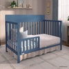 image:imageFisherPrice Meadowbrook 4in1 Convertible Full Size Baby Crib Wooden Nursery Furniture Converts to Toddler Bed with Guardrail Daybed amp FullSize Bed Greenguard Gold amp BSA Certified PinkBlue