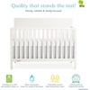 image:imageFisherPrice Meadowbrook 4in1 Convertible Full Size Baby Crib Wooden Nursery Furniture Converts to Toddler Bed with Guardrail Daybed amp FullSize Bed Greenguard Gold amp BSA Certified PinkCannoli Cream