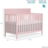 image:imageFisherPrice Meadowbrook 4in1 Convertible Full Size Baby Crib Wooden Nursery Furniture Converts to Toddler Bed with Guardrail Daybed amp FullSize Bed Greenguard Gold amp BSA Certified PinkPink