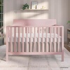 image:imageFisherPrice Meadowbrook 4in1 Convertible Full Size Baby Crib Wooden Nursery Furniture Converts to Toddler Bed with Guardrail Daybed amp FullSize Bed Greenguard Gold amp BSA Certified PinkPink