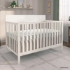 image:imageFisherPrice Meadowbrook 4in1 Convertible Full Size Baby Crib Wooden Nursery Furniture Converts to Toddler Bed with Guardrail Daybed amp FullSize Bed Greenguard Gold amp BSA Certified PinkCannoli Cream