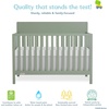 image:imageFisherPrice Meadowbrook 4in1 Convertible Full Size Baby Crib Wooden Nursery Furniture Converts to Toddler Bed with Guardrail Daybed amp FullSize Bed Greenguard Gold amp BSA Certified PinkMeadow Green