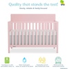 image:imageFisherPrice Meadowbrook 4in1 Convertible Full Size Baby Crib Wooden Nursery Furniture Converts to Toddler Bed with Guardrail Daybed amp FullSize Bed Greenguard Gold amp BSA Certified PinkPink