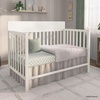 image:imageFisherPrice Meadowbrook 4in1 Convertible Full Size Baby Crib Wooden Nursery Furniture Converts to Toddler Bed with Guardrail Daybed amp FullSize Bed Greenguard Gold amp BSA Certified PinkCannoli Cream