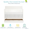 image:imageFisherPrice Meadowbrook 4in1 Convertible Full Size Baby Crib with Drawer Wooden Nursery Furniture Converts to Toddler Bed with Guardrail Daybed amp FullSize Bed GGG amp BSA Certified Meadow GreenCannoli Cream