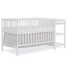 image:imageDream On Me Synergy 3in1 Convertible Crib with Changing Table WhiteWhite
