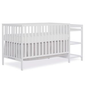 image:imageDream On Me Synergy 3in1 Convertible Crib with Changing Table WhiteWhite