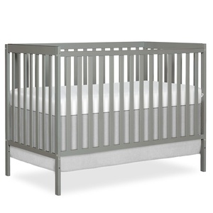image:imageDream On Me Synergy Wave 5in1 Convertible Crib GREENGUARD Gold SeagrassCool Grey