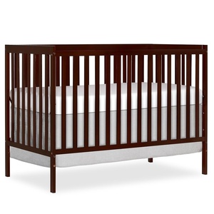 image:imageDream On Me Synergy Wave 5in1 Convertible Crib GREENGUARD Gold SeagrassEspresso