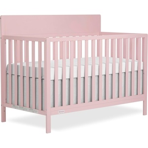 image:imageFisherPrice Meadowbrook 4in1 Convertible Full Size Baby Crib Wooden Nursery Furniture Converts to Toddler Bed with Guardrail Daybed amp FullSize Bed Greenguard Gold amp BSA Certified PinkPink