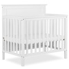 image:imageDream On Me Ava 4in1 Mini Baby Crib with Daybed amp Twin Bed Conversion in White GreenGuard Gold amp BSA NonToxic Finish 3Position Adjustable Height Includes 1 Mattress Pad