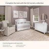 image:imageDream On Me Storybrooke 5in1 Convertible FullSize Crib with Under Drawer White GreenGuard Gold amp JPMA Convert to Toddler Day amp FullSize Bed 3 Mattress Heights Sustainable PinewoodWhite