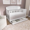image:imageDream On Me Storybrooke 5in1 Convertible FullSize Crib with Under Drawer White GreenGuard Gold amp JPMA Convert to Toddler Day amp FullSize Bed 3 Mattress Heights Sustainable PinewoodWhite