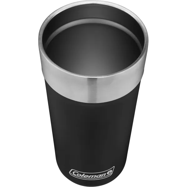 Coleman Brew Vacuum-Insulated Stainless Steel Tumbler, 20oz Water Bottle/Coffee Mug with Slidable Spout Cover &amp; Integrated Bottle Opener