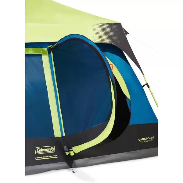 Coleman Camping Tent with Instant Setup, 4/6/8/10 Person Weatherproof Tent with WeatherTec Technology, Double-Thick Fabric, and Included Carry Bag, Sets Up in 60 Seconds