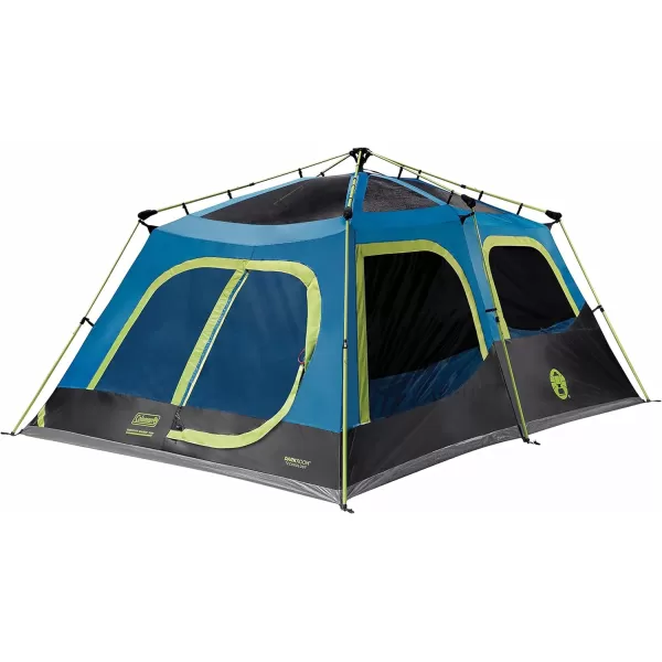 Coleman Camping Tent with Instant Setup, 4/6/8/10 Person Weatherproof Tent with WeatherTec Technology, Double-Thick Fabric, and Included Carry Bag, Sets Up in 60 Seconds