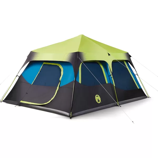 Coleman Camping Tent with Instant Setup, 4/6/8/10 Person Weatherproof Tent with WeatherTec Technology, Double-Thick Fabric, and Included Carry Bag, Sets Up in 60 Seconds