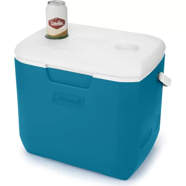 Coleman Chiller Series 30qt Insulated Portable Cooler, Hard Cooler with Ice Retention &amp; Heavy-Duty Handle, Great for Beach, Picnic, Camping, Tailgating, Groceries, Boating &amp; More