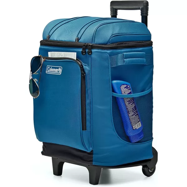 Coleman Chiller Series Insulated Soft Coolers, Leak-Proof 9/16/28/30/42 Can Coolers with Ice Retention, Wheeled &amp; Backpack Cooler Options Available, Great for Camping, Beach, Sports, Pool, &amp; More