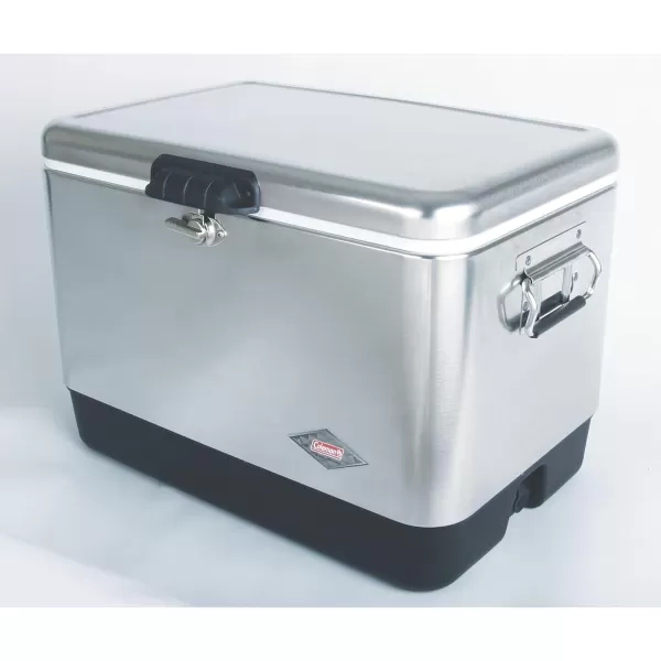 Coleman Cooler | Steel-Belted Cooler Keeps Ice Up to 4 Days | 54-Quart Cooler for Camping, BBQs, Tailgating &amp; Outdoor Activities