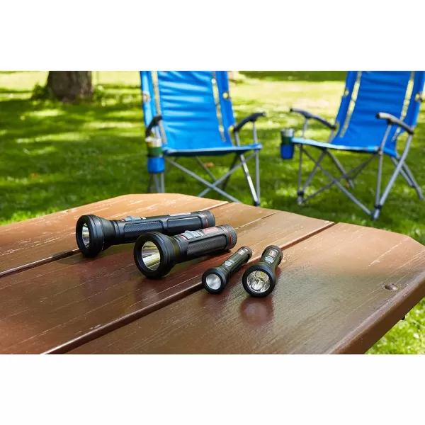 Coleman LED Flashlight with BatteryGuard Technology, Strong &amp; Lightweight Water-Resistant Flashlight with Extra Drop Protection, Up to 25% More Battery Life than Traditional Flashlights