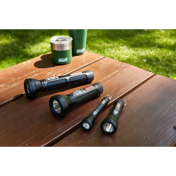Coleman LED Flashlight with BatteryGuard Technology, Strong &amp; Lightweight Water-Resistant Flashlight with Extra Drop Protection, Up to 25% More Battery Life than Traditional Flashlights