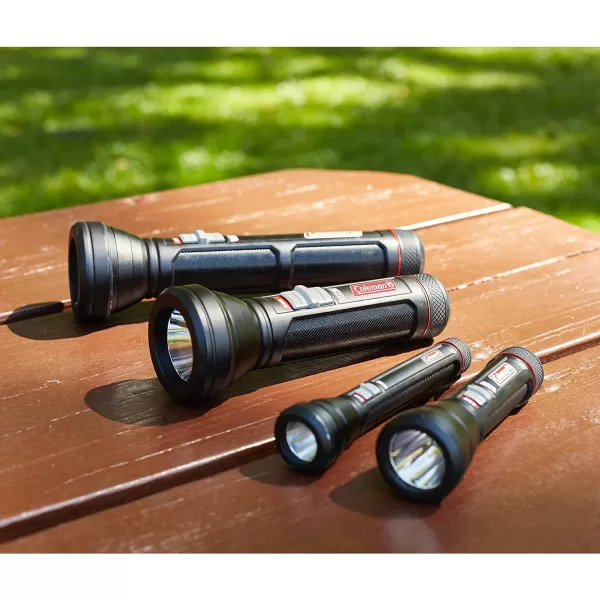 Coleman LED Flashlight with BatteryGuard Technology, Strong &amp; Lightweight Water-Resistant Flashlight with Extra Drop Protection, Up to 25% More Battery Life than Traditional Flashlights